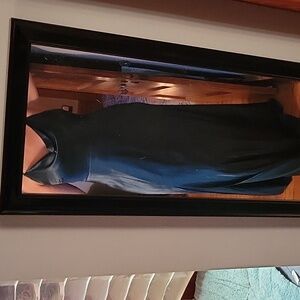 XL Formal Satin Like Emerald Green Dress